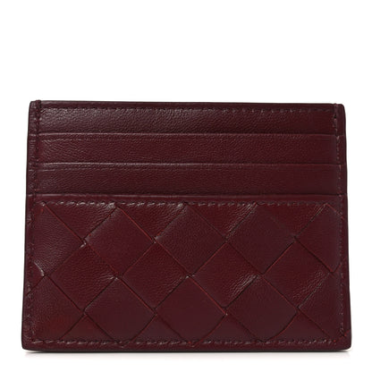 Bottega Veneta Nappa Intrecciato Card Holder Barolo 1 of 9