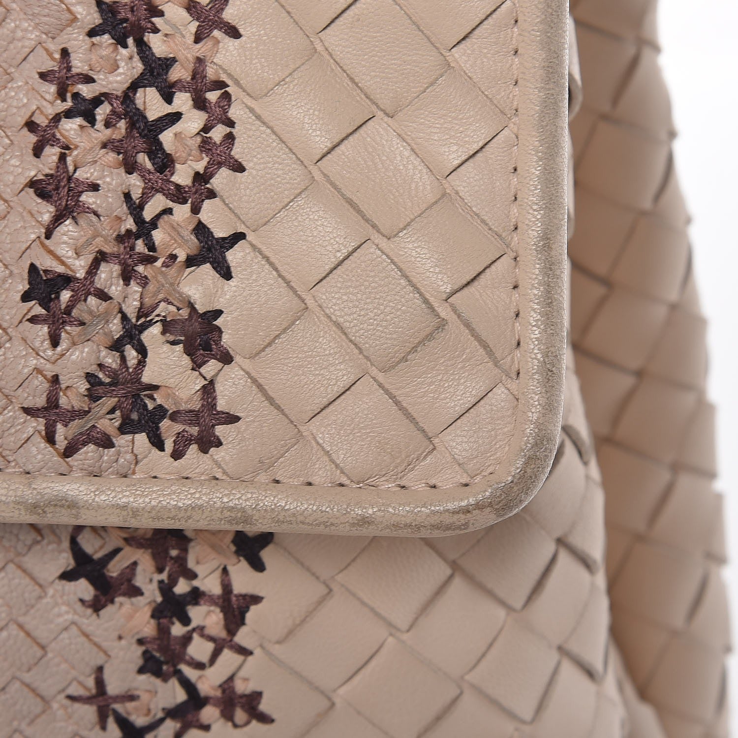 Bottega Veneta Python Nappa Intrecciato Olimpia Bag Natural 18 of 18