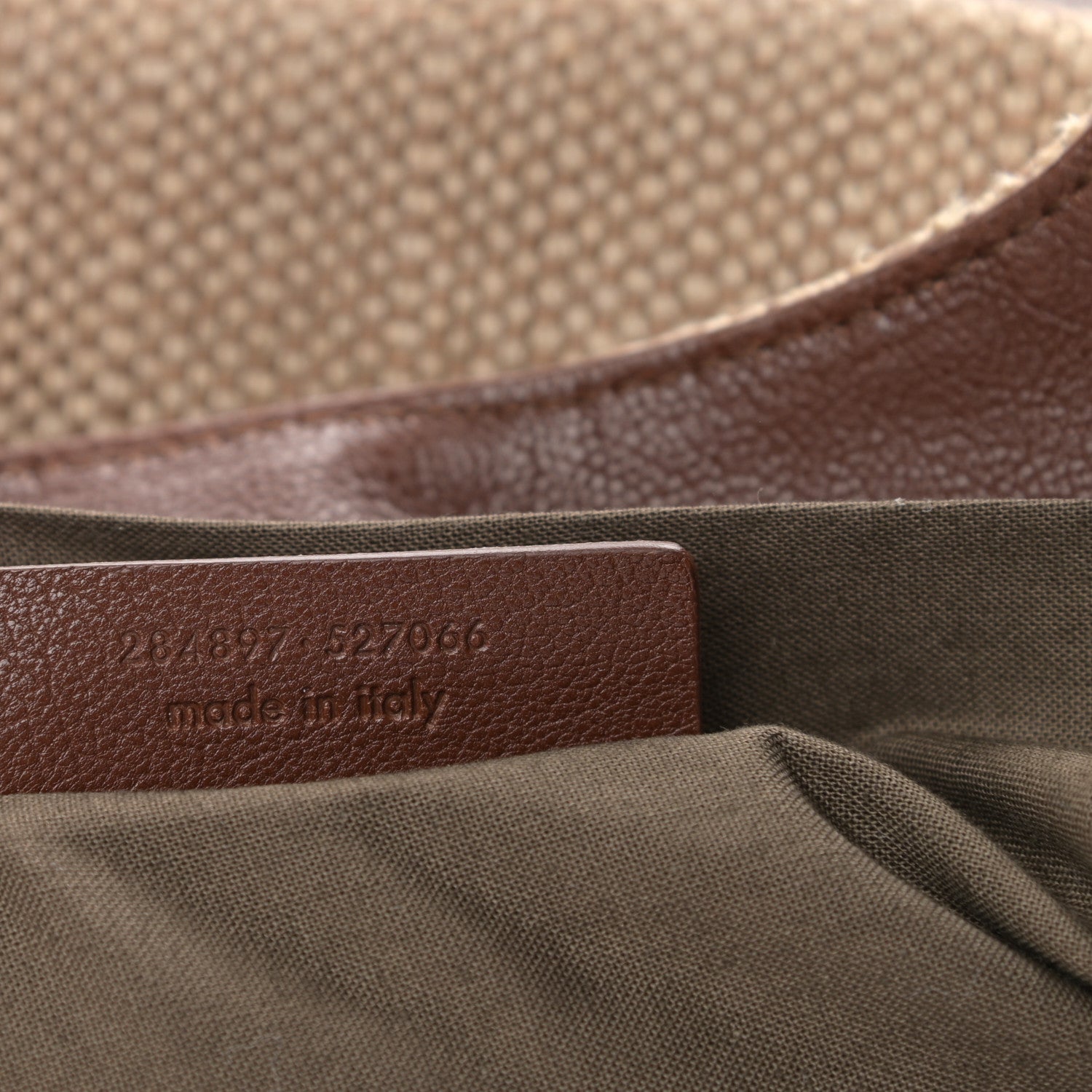 Saint Laurent Canvas Belle de Jour Cabas Tote Brown 6 of 10