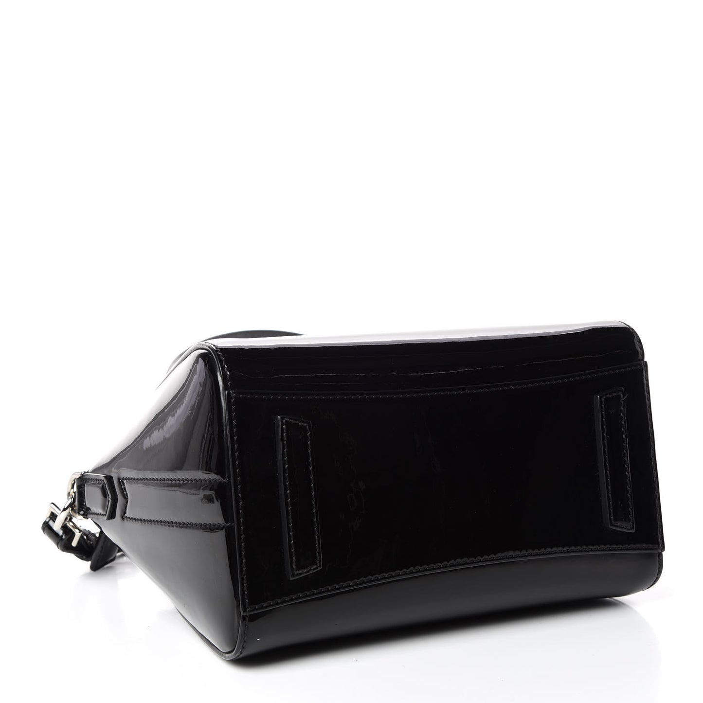 Patent Calfskin Mini Antigona Black