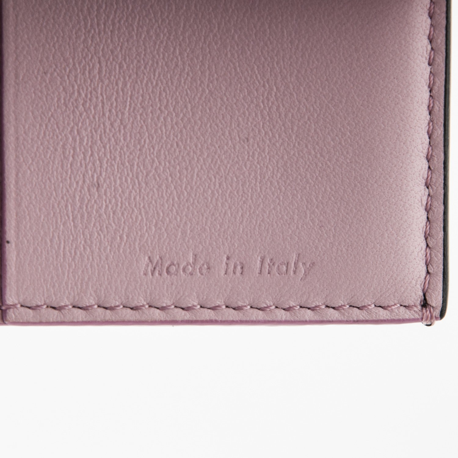 Celine Palmelato Calfskin Strap Folded Card Holder Pink 6 of 8