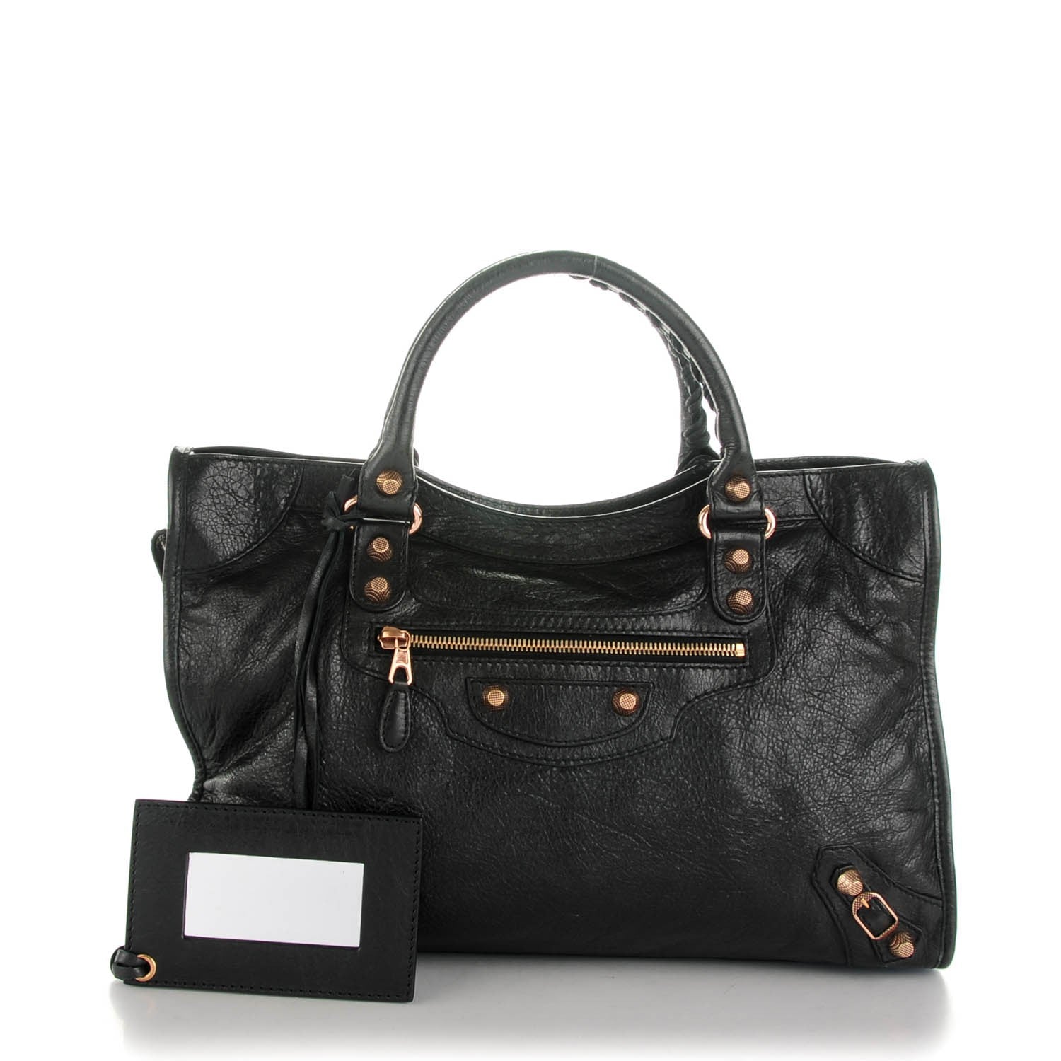 Balenciaga Agneau Giant 12 Rose Gold Hardware City Black 1 of 7