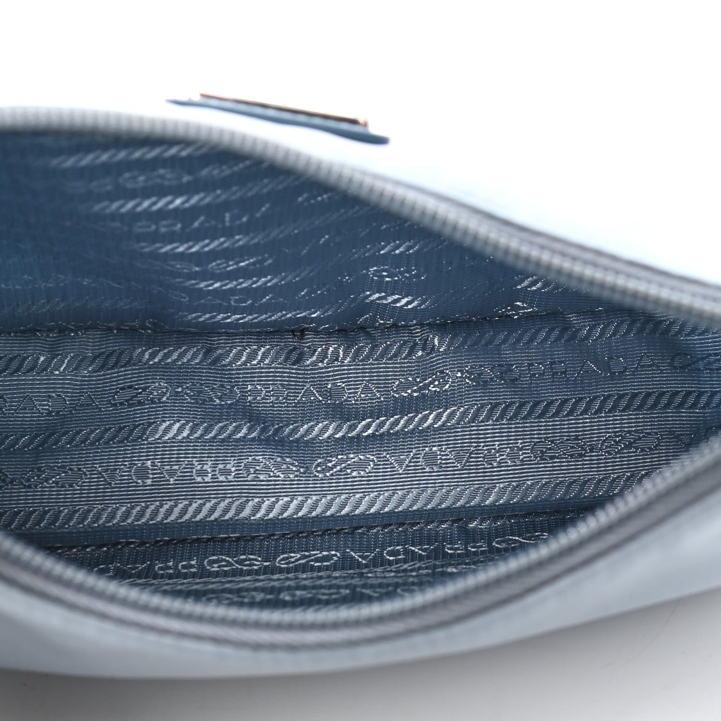 Tessuto Nylon Saffiano Mini Re-Edition 2000 Bag Astrale