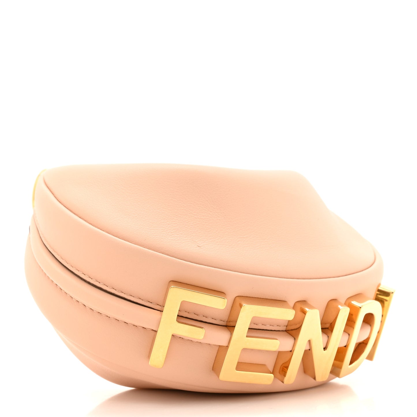 Vitello Grace Matte Nano Fendigraphy Hobo Charm Light Rose