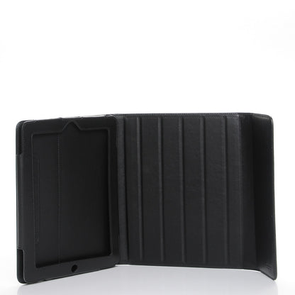 Versace Calfskin PVC Barocco Printed Ipad Case Black Gold 5 of 7