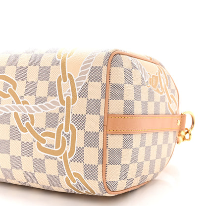 Louis Vuitton Damier Azur Nautical Speedy Bandouliere 25 9 of 9