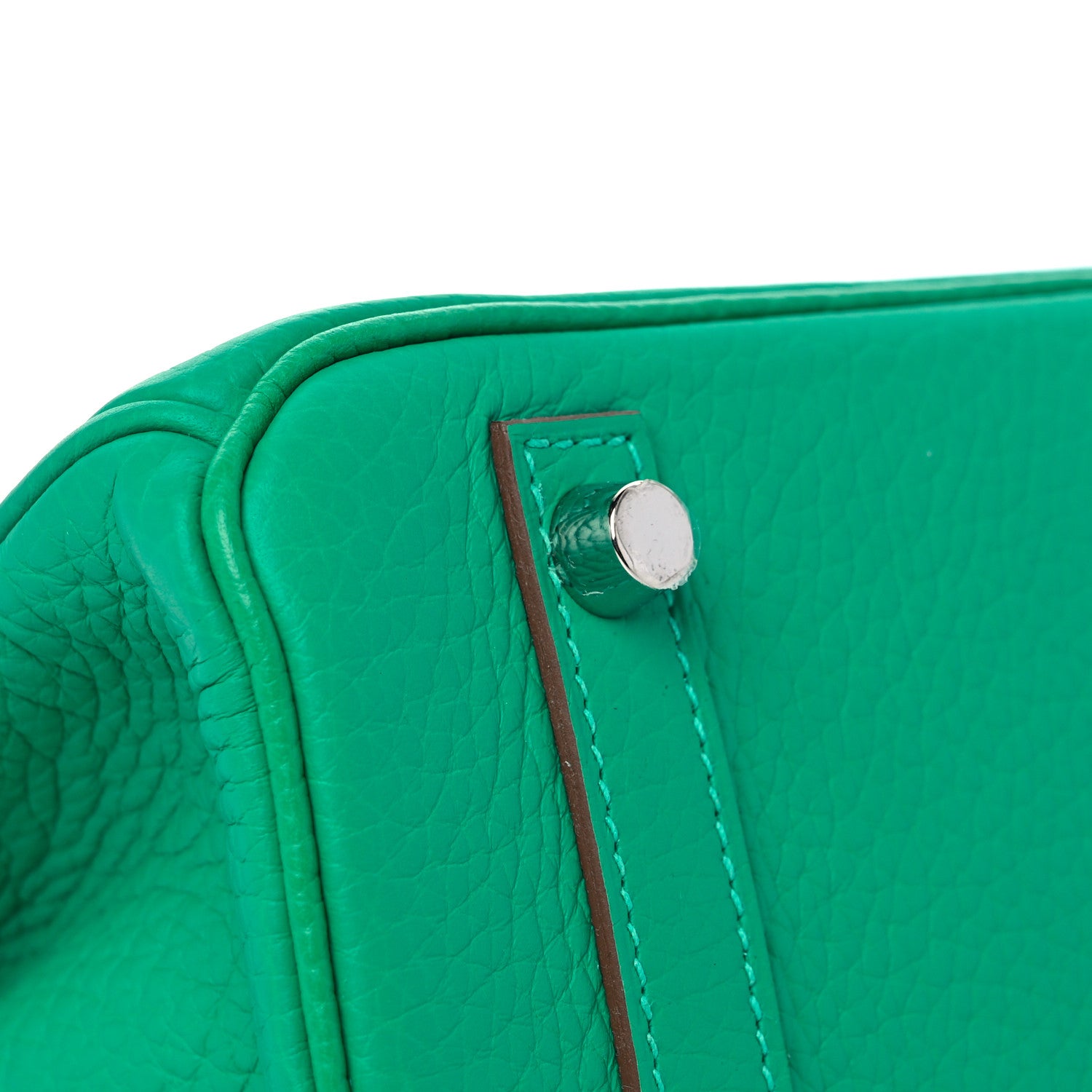 Hermes Taurillon Clemence Birkin 30 Menthe 6 of 31