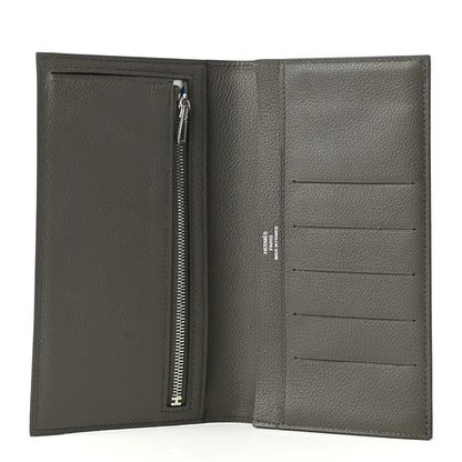 Hermes Evercolor Citizen Twill Long Wallet Vert De Gris 5 of 9