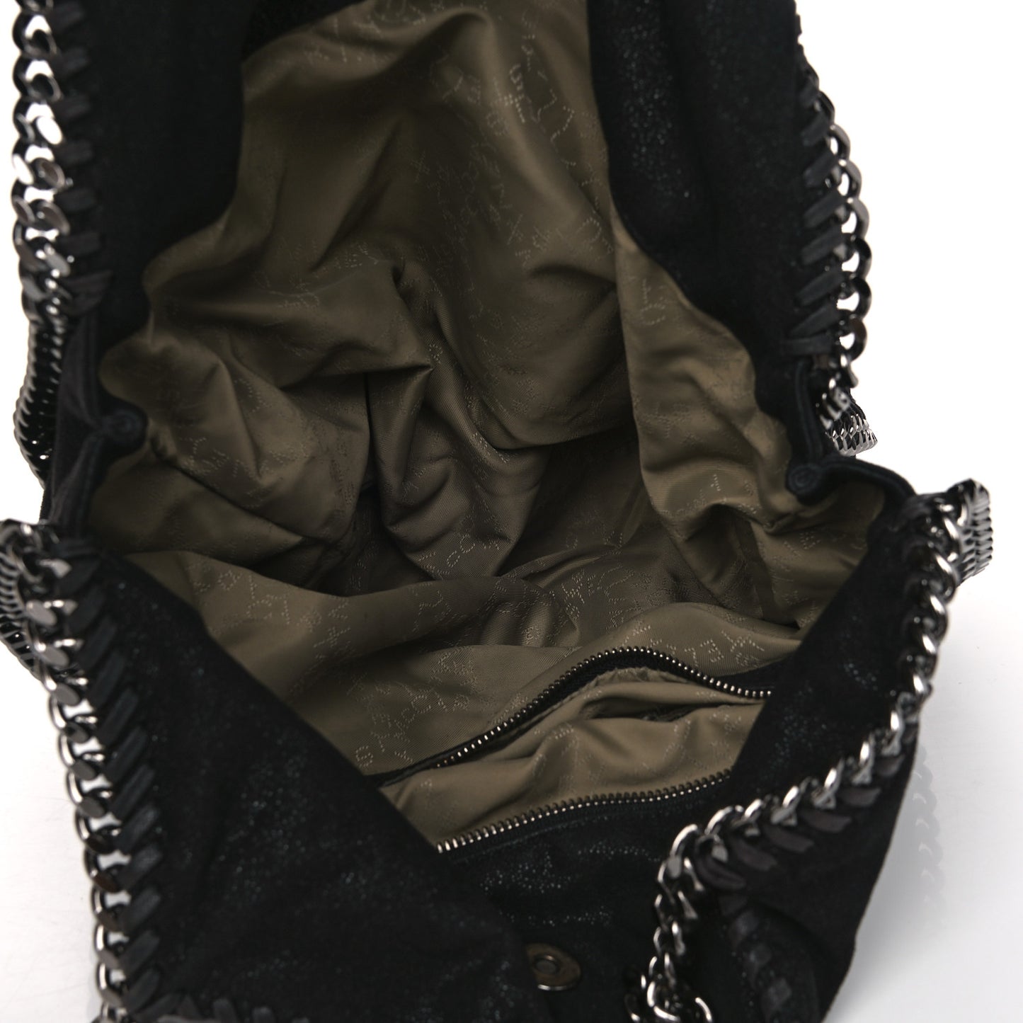 Shaggy Deer Small Falabella Tote Black