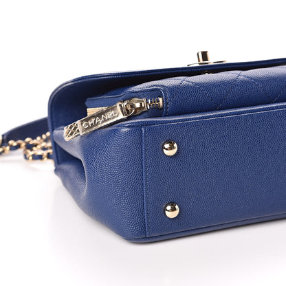 Chanel Caviar Quilted Mini Business Affinity Flap Blue 8 of 11