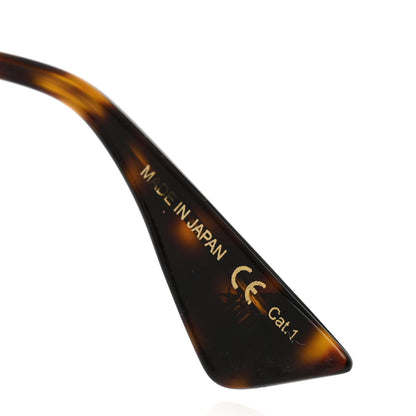 Gucci Round Frame Sylvie Web Sunglasses GG0105S Gold Multicolor 6 of 9