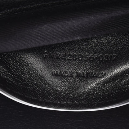 Saint Laurent Calfskin Matelasse Diamond Quilted Monogram Medium College Bag Black 8 of 9