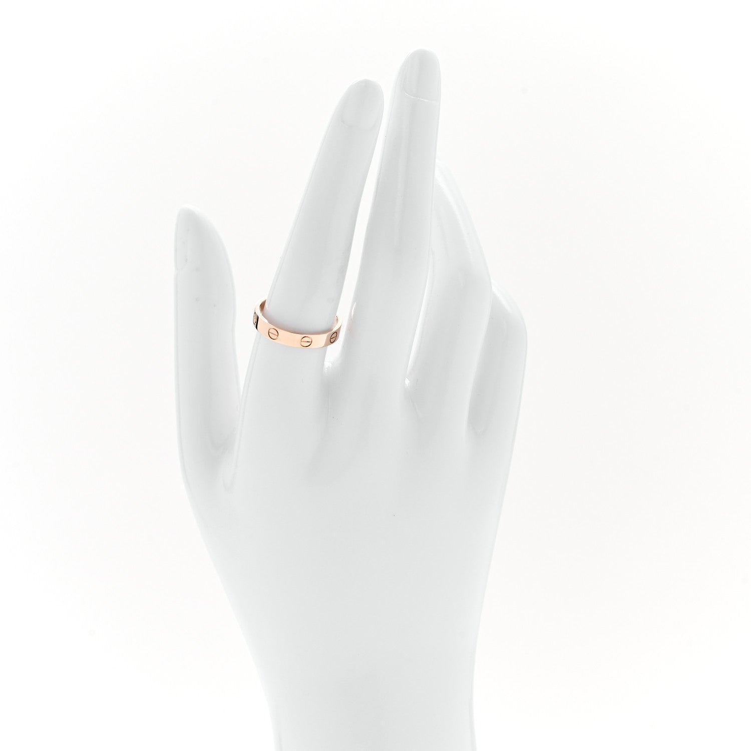 Cartier 18K Pink Gold 3.5mm LOVE Wedding Band Ring 57 8 2 of 4