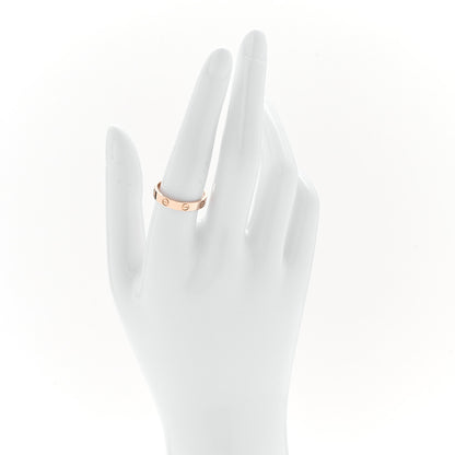 Cartier 18K Pink Gold 3.5mm LOVE Wedding Band Ring 57 8 2 of 4