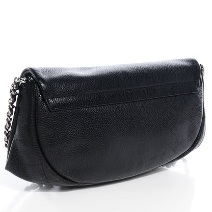 Chanel Caviar Half Moon Wallet On Chain WOC Black 3 of 8