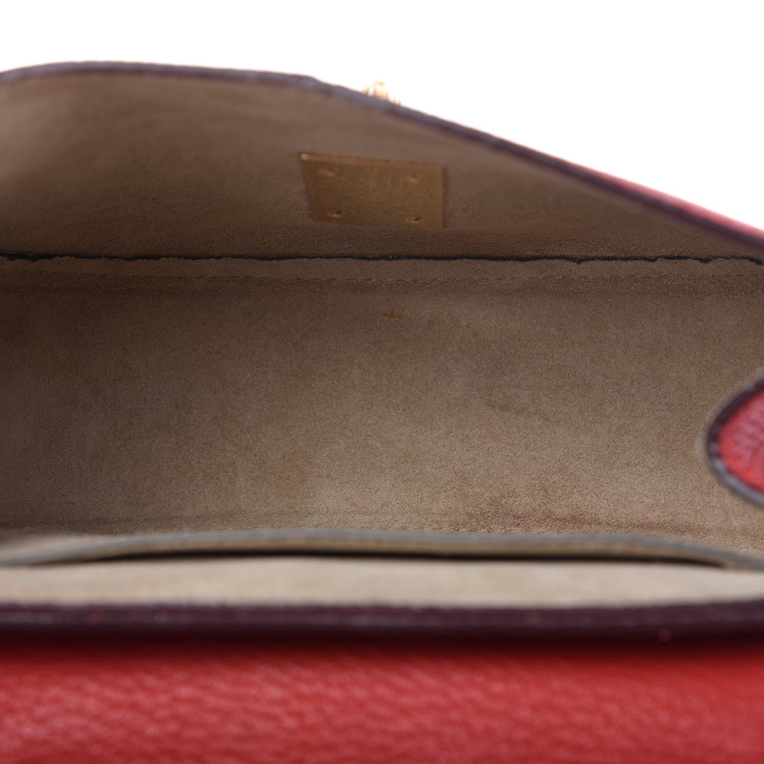 Chloe Grained Lambskin Mini Drew Shoulder Bag Plaid Red 5 of 10