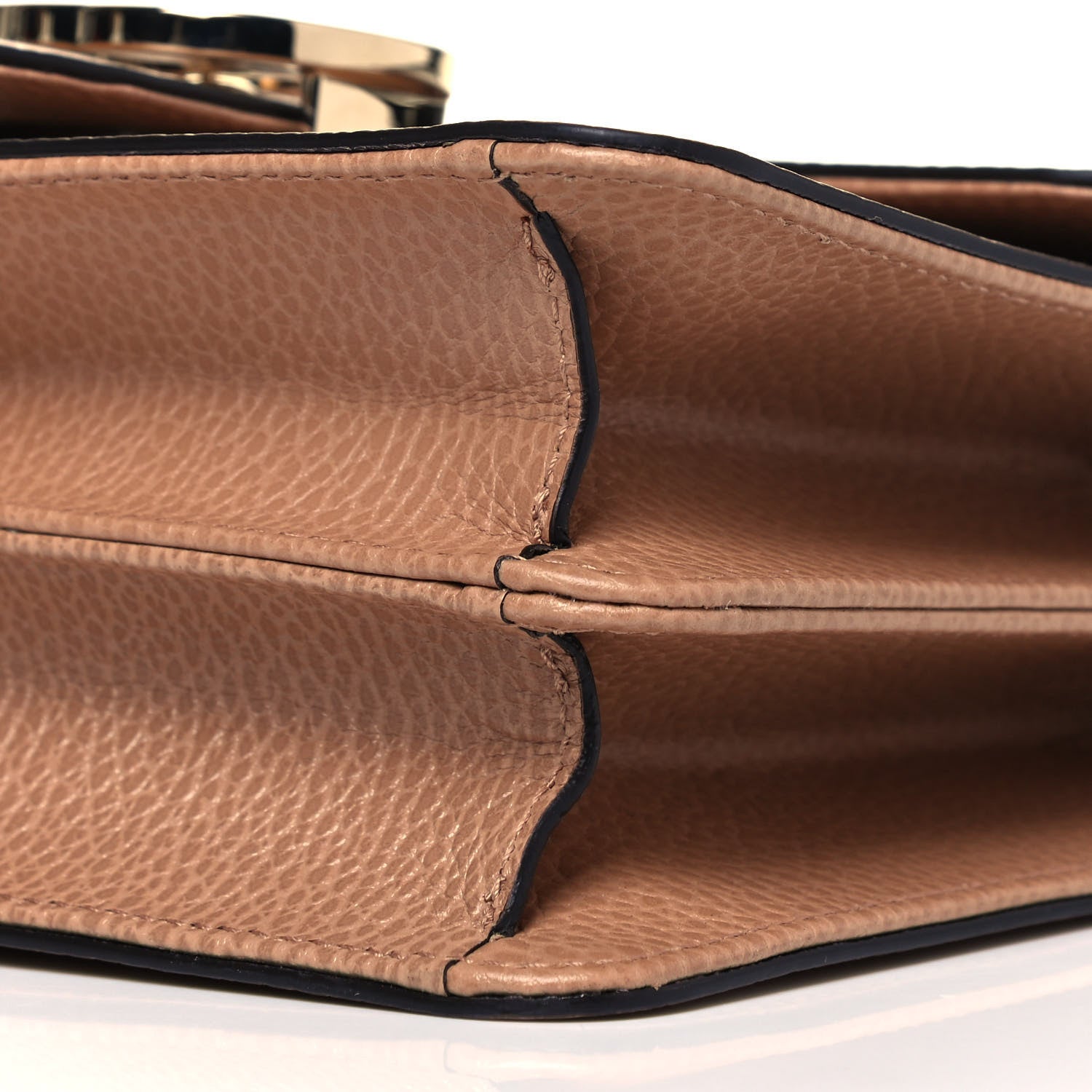 Gucci Dollar Calfskin Small Interlocking G Shoulder Bag Camelia 9 of 9