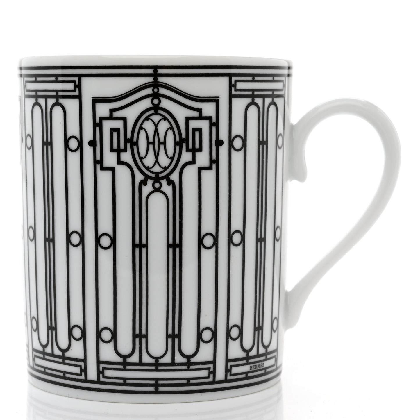 Porcelain H Deco Mug