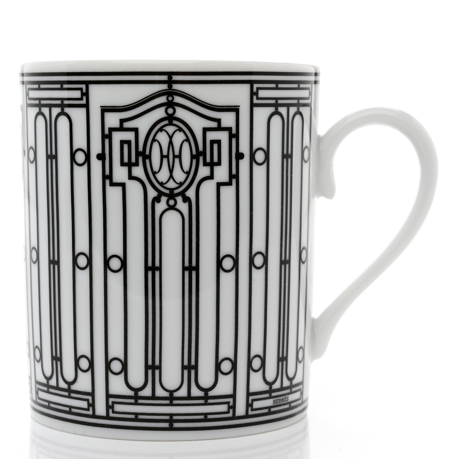 Hermes Porcelain H Deco Mug 3 of 10