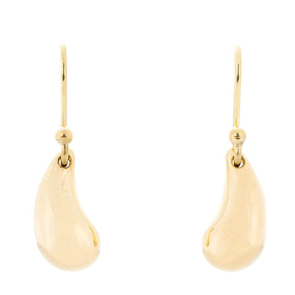 Tiffany 18K Yellow Gold Elsa Peretti 12mm Teardrop Earrings 1 of 4