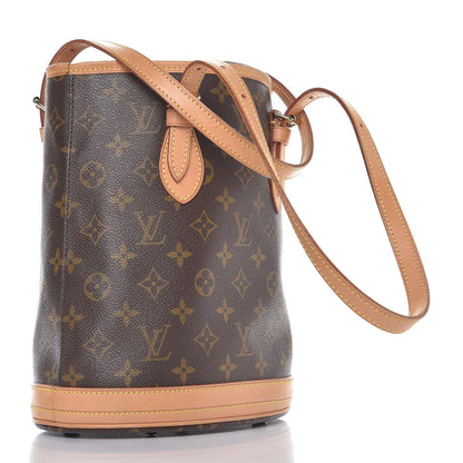 Louis Vuitton Monogram Petit Bucket 23 4 of 10