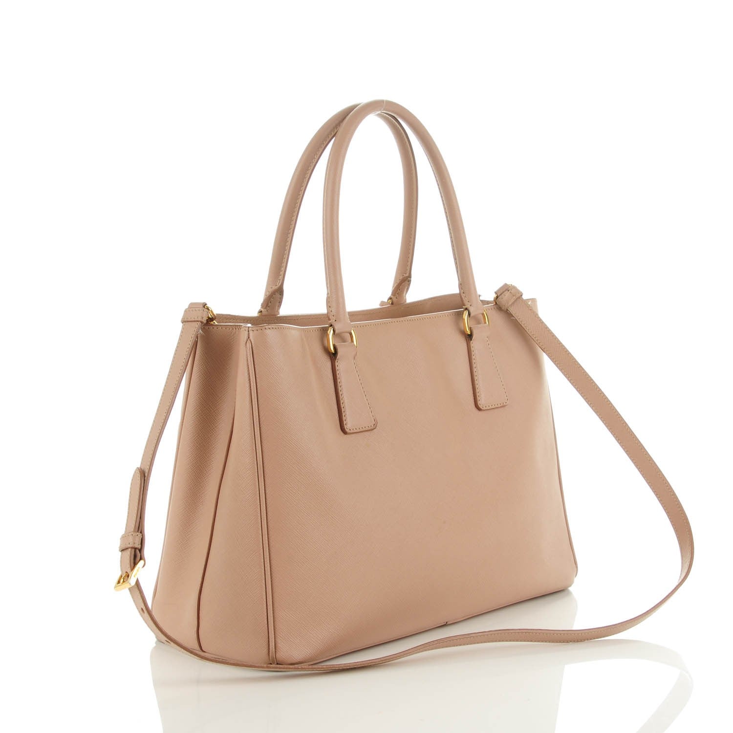 Prada Saffiano Lux Medium Tote Cammeo 3 of 10