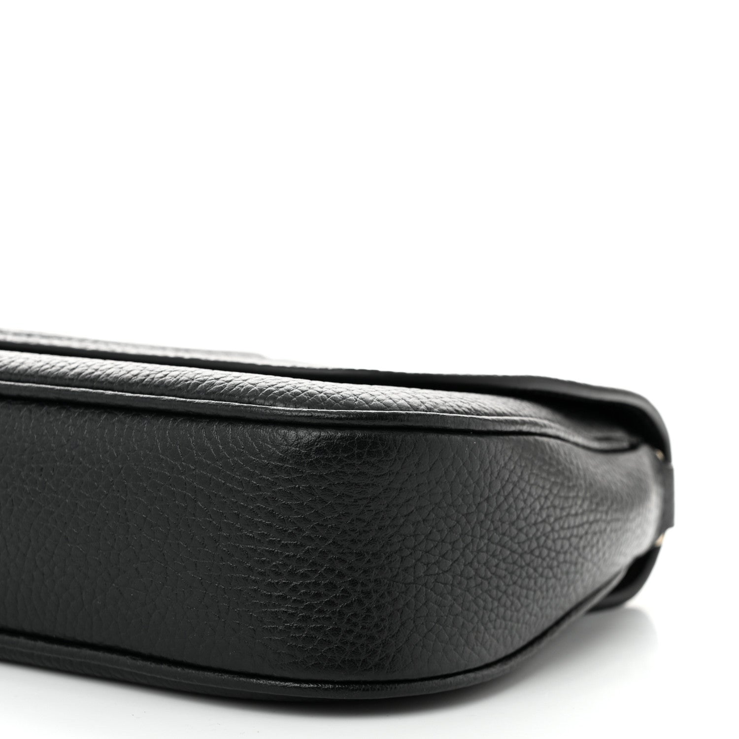 Gucci Pebbled Calfskin Medium Soho Flap Crossbody Black 10 of 10