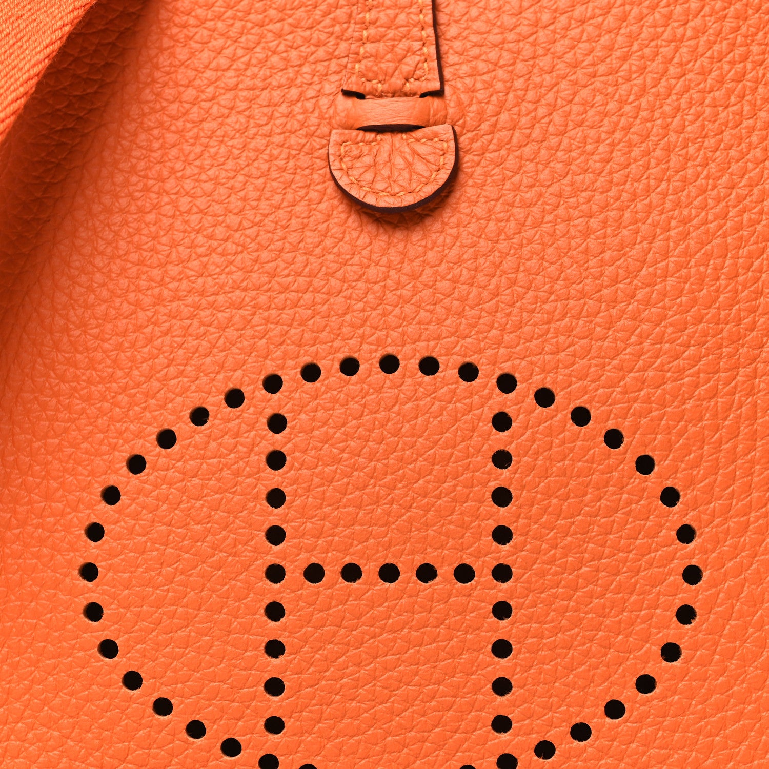 Hermes Taurillon Clemence Evelyne TPM Orange 8 of 11