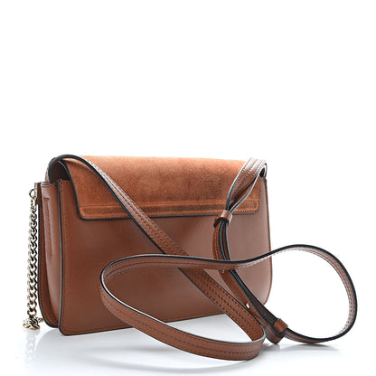 Chloe Suede Calfskin Small Faye Shoulder Bag Tobacco 3 of 11