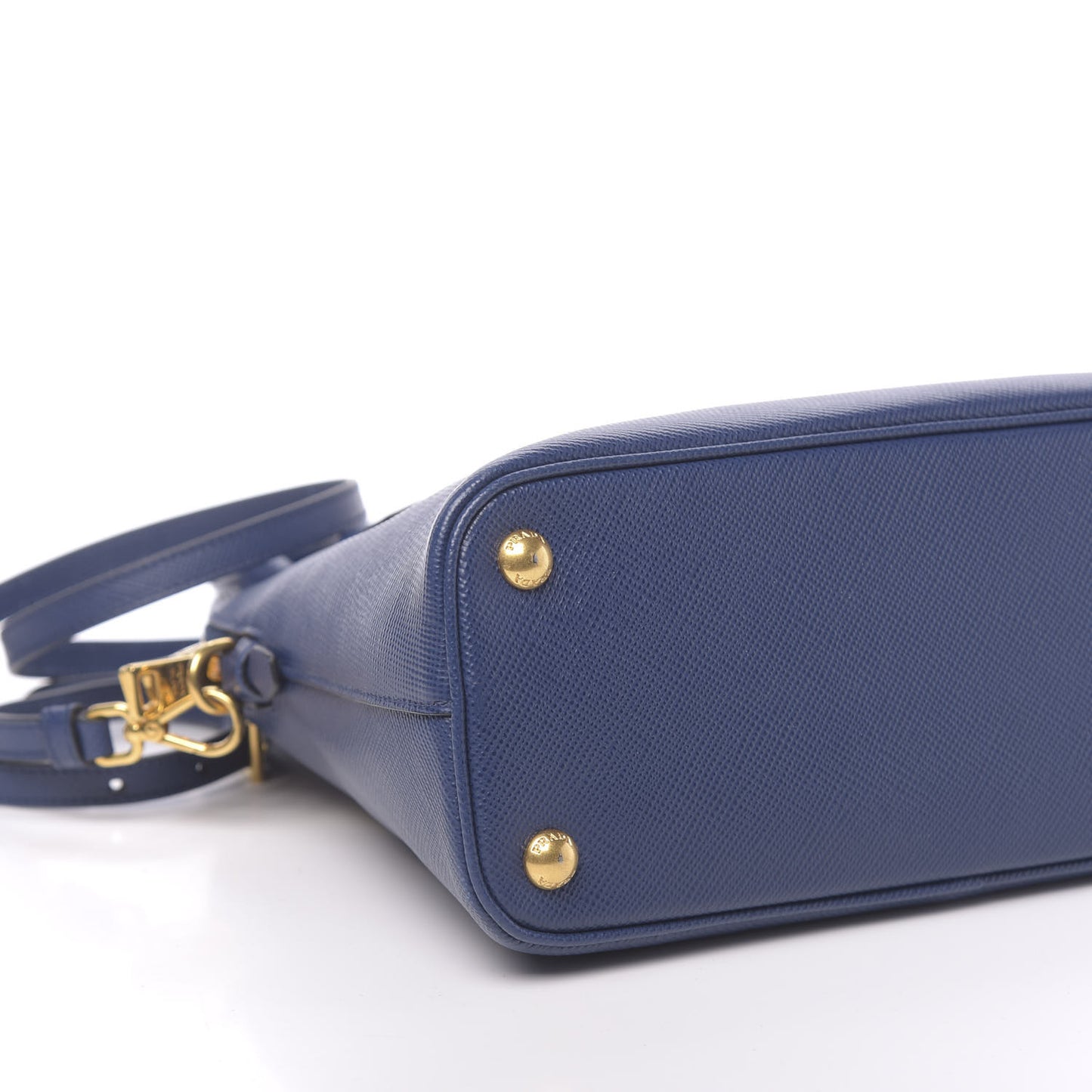 Saffiano Cuir Bauletto Bluette