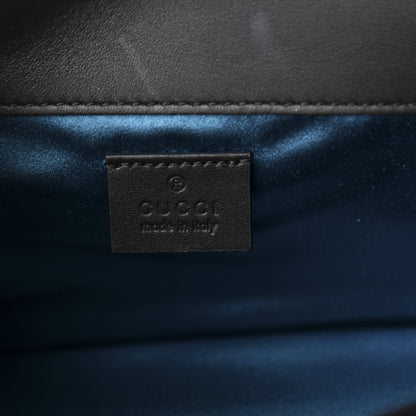 Gucci Velvet Crystal Square G Shoulder Bag Black 9 of 10