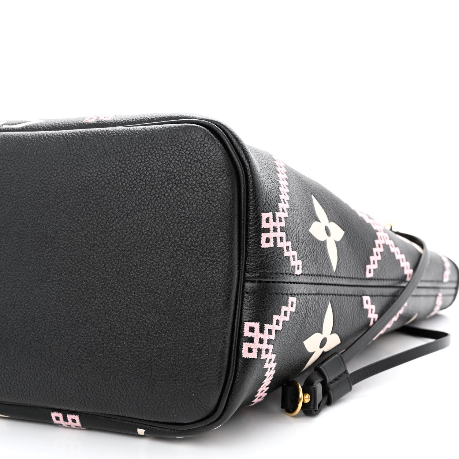 Louis Vuitton Empreinte Monogram Giant Broderies Neverfull MM Black 11 of 14