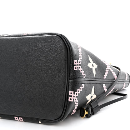 Louis Vuitton Empreinte Monogram Giant Broderies Neverfull MM Black 11 of 14