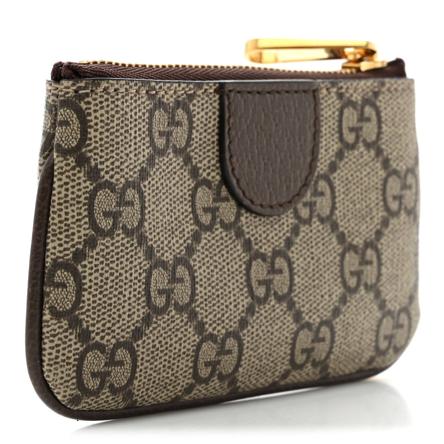 Gucci GG Supreme Monogram Web Ophidia Key Case Beige New Acero 4 of 8