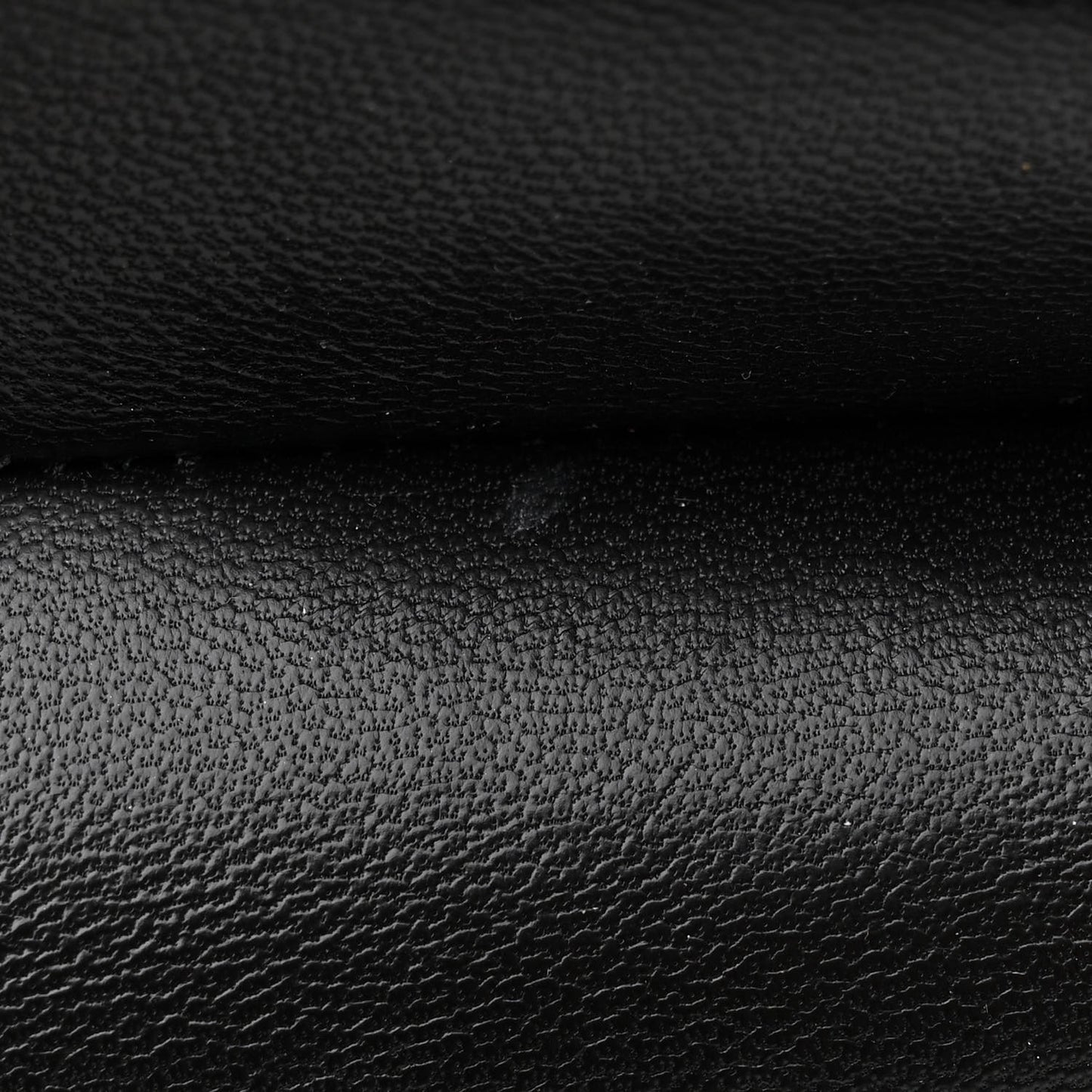 PVC Lambskin Quilted Beauty Lock Flap Black