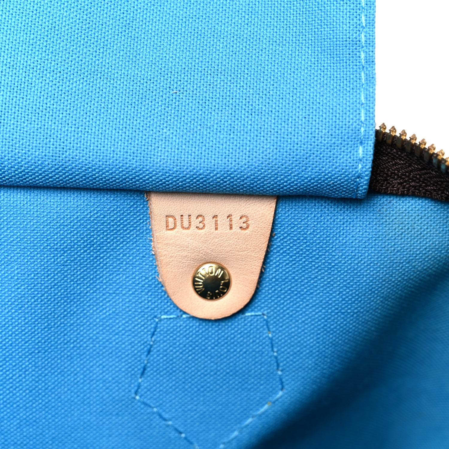 Louis Vuitton Monogram My LV Heritage Speedy Bandouliere 40 Gris Blue Clair 7 of 40