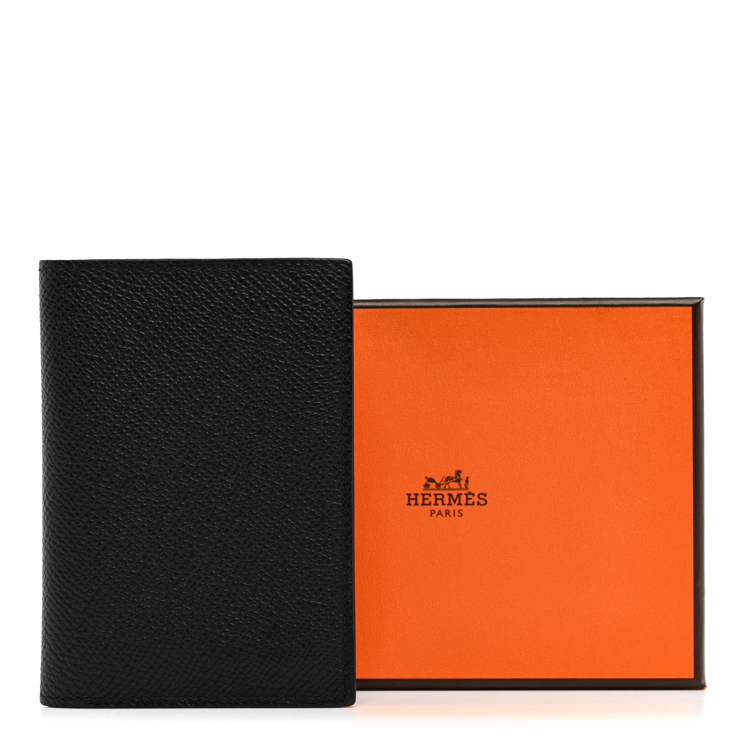 Hermes Epsom MC2 Euclide Card Holder Case Black 8 of 8
