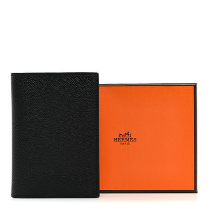 Hermes Epsom MC2 Euclide Card Holder Case Black 8 of 8