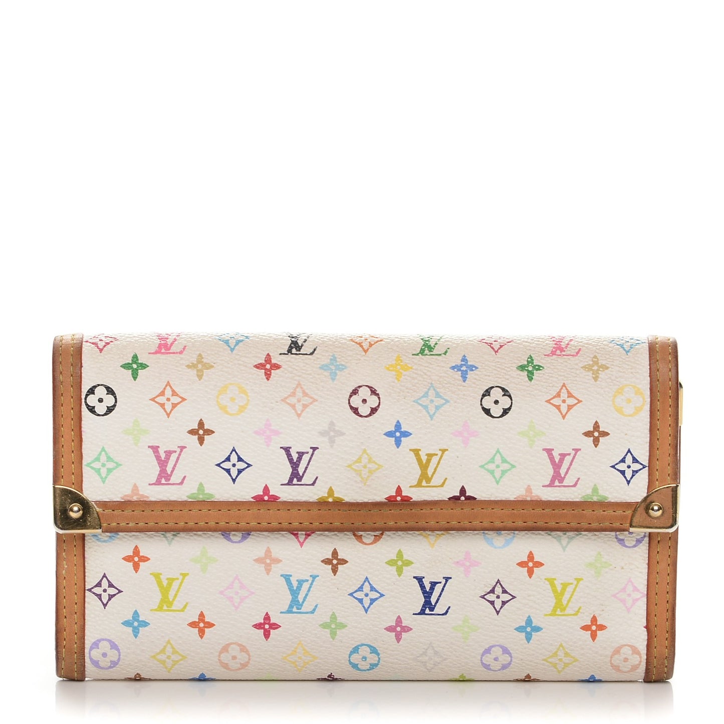 Monogram Multicolor Porte Tresor International Wallet White