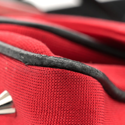 Christian Dior Silk Jersey Crystal Hardcore Clutch Red 12 of 12