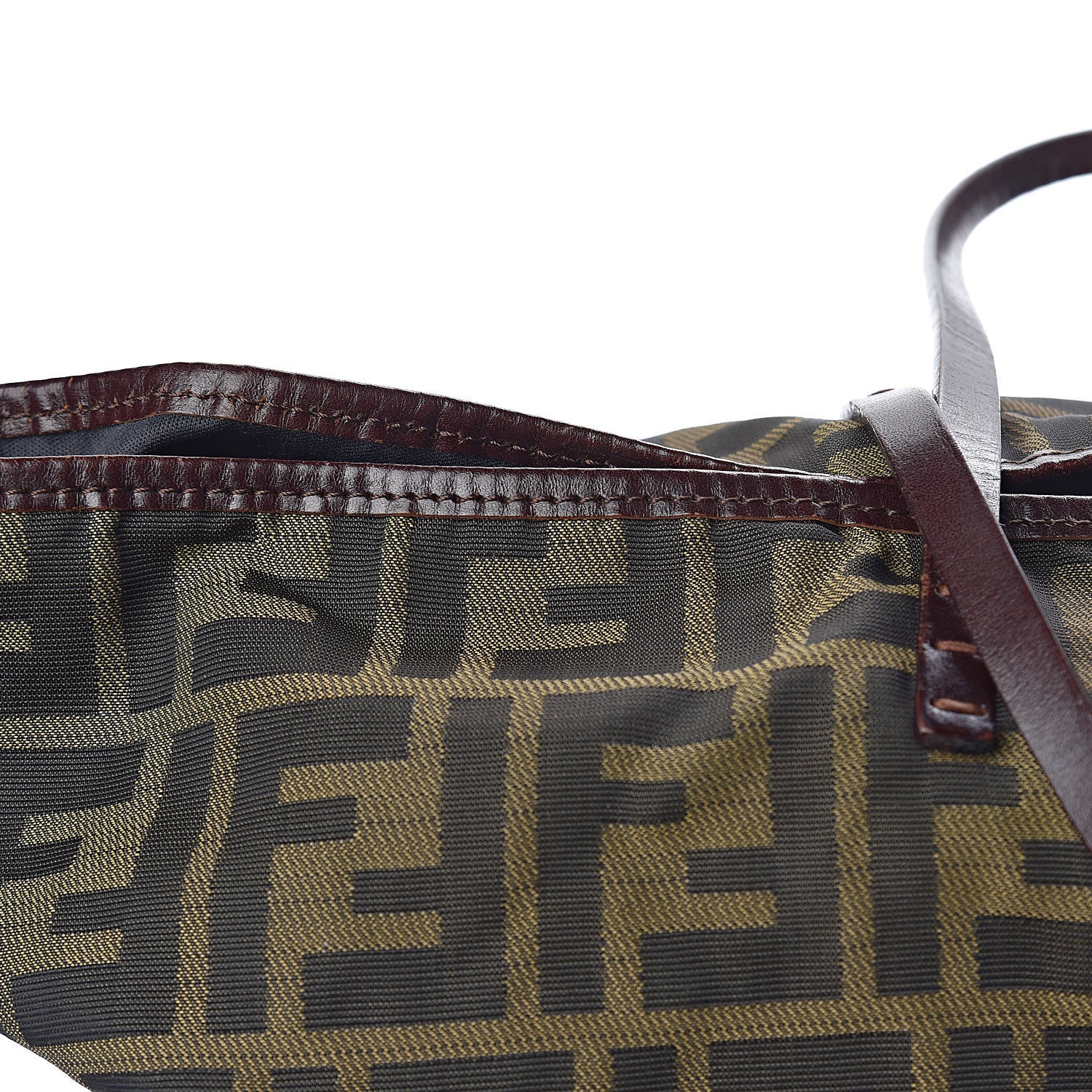 Fendi Zucca Medium Roll Tote Tobacco 12 of 14