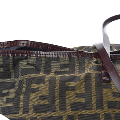 Fendi Zucca Medium Roll Tote Tobacco 12 of 14
