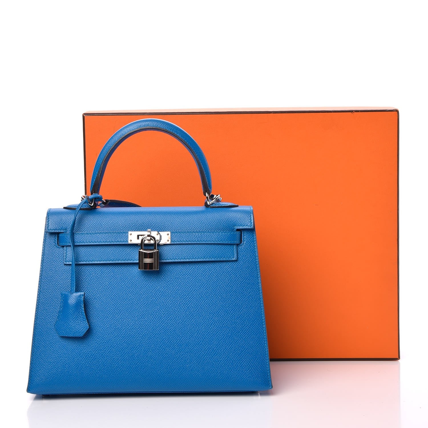 Hermes Epsom Kelly Sellier 25 Bleu Zanzibar 37 of 37