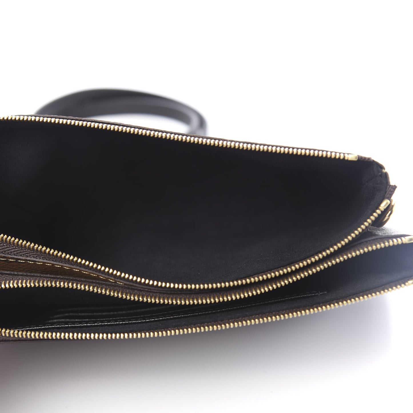 Reverse Monogram Giant Double Zip Pochette
