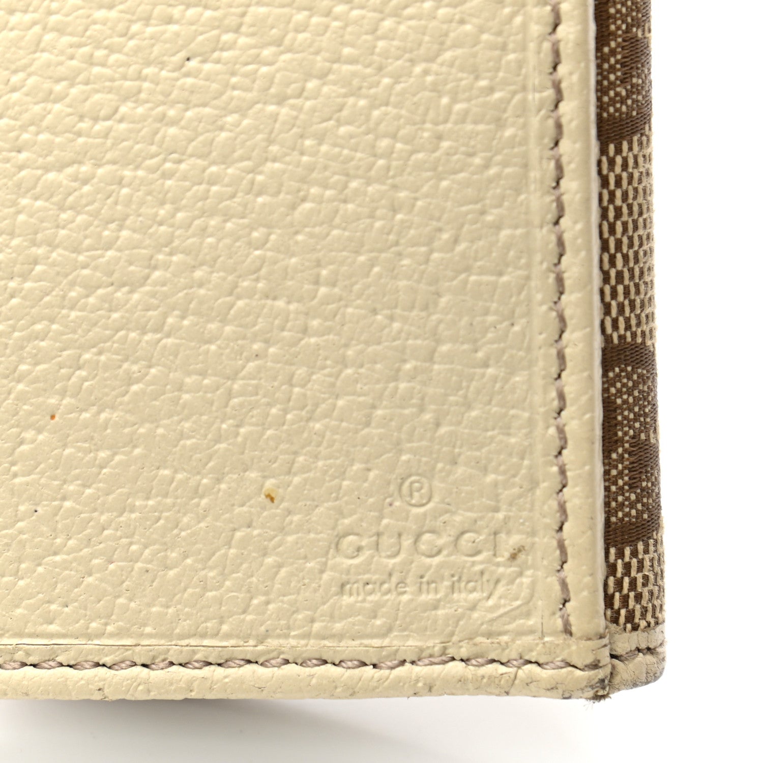 Gucci Monogram Metal Bar Continental Flap Wallet Off White 7 of 11