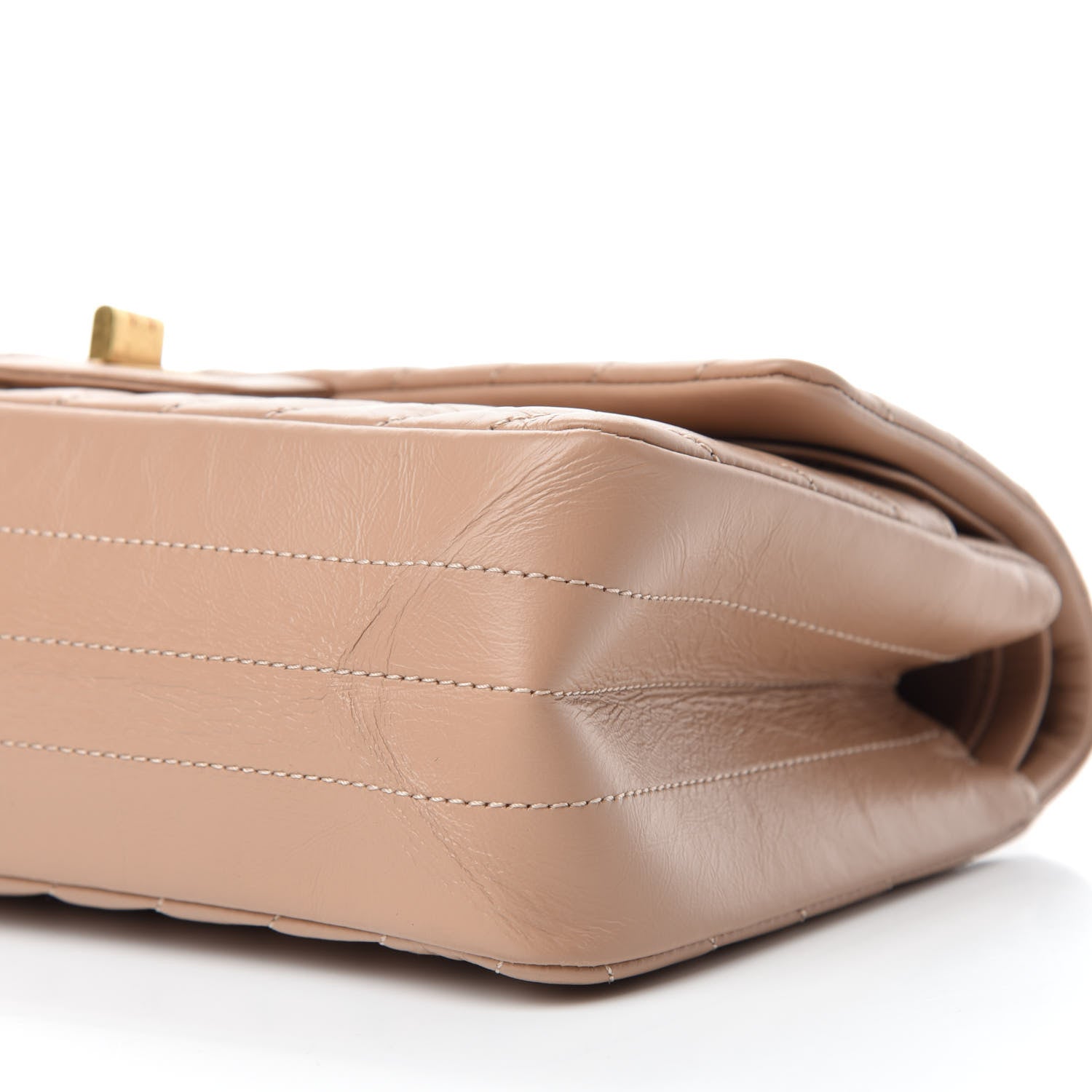 Chanel Aged Calfskin Chevron Quilted 2.55 Reissue 225 Flap Beige 7 of 11