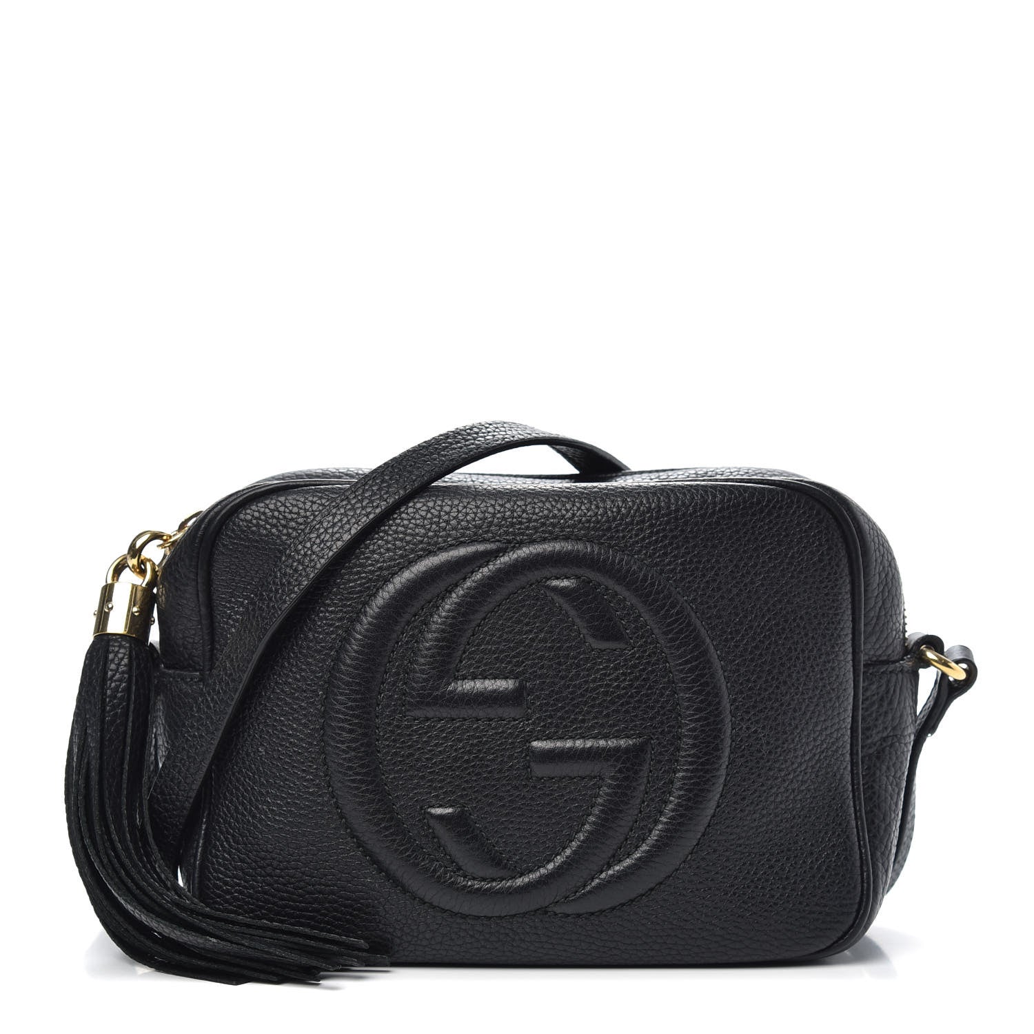 Gucci Pebbled Calfskin Small Soho Disco Bag Black 1 of 13