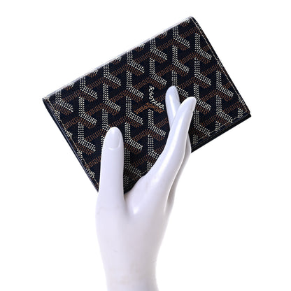 Goyard Goyardine Grenelle Passport Wallet Navy 2 of 7