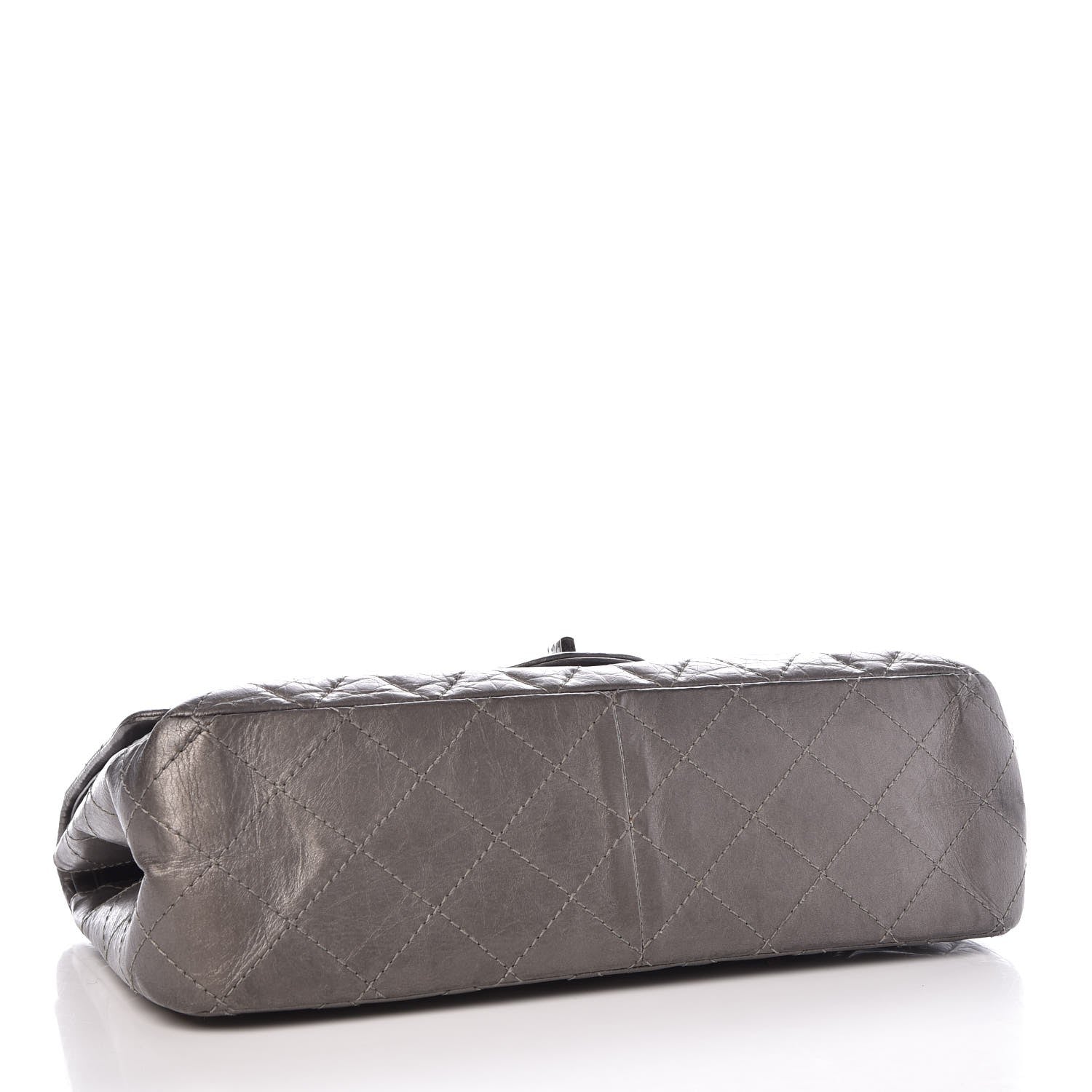 Chanel Metallic Aged Calfskin Quilted 2.55 Reissue 227 Flap Dark Silver 4 of 15