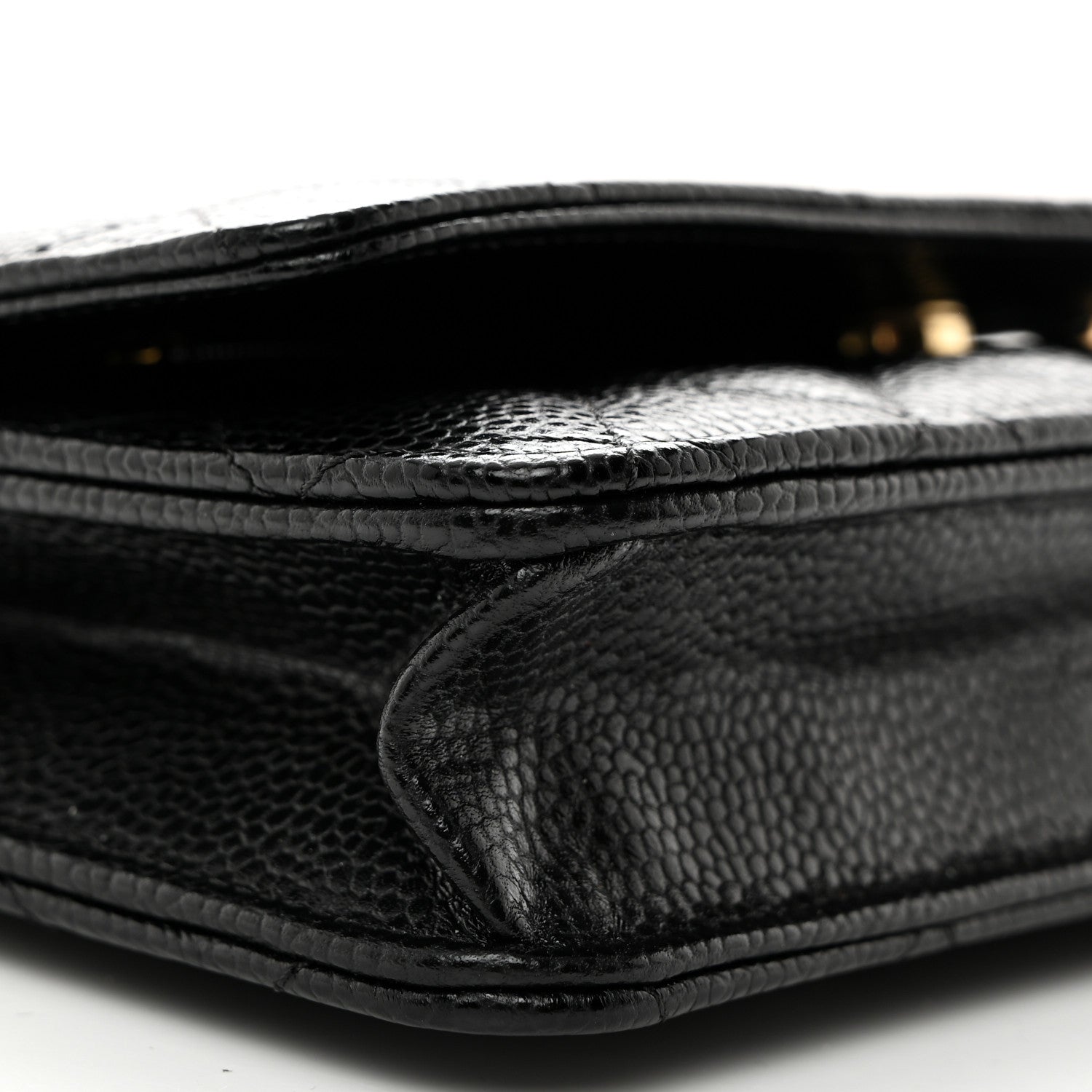 Chanel Caviar Quilted Wallet on Chain WOC Black 9 of 11